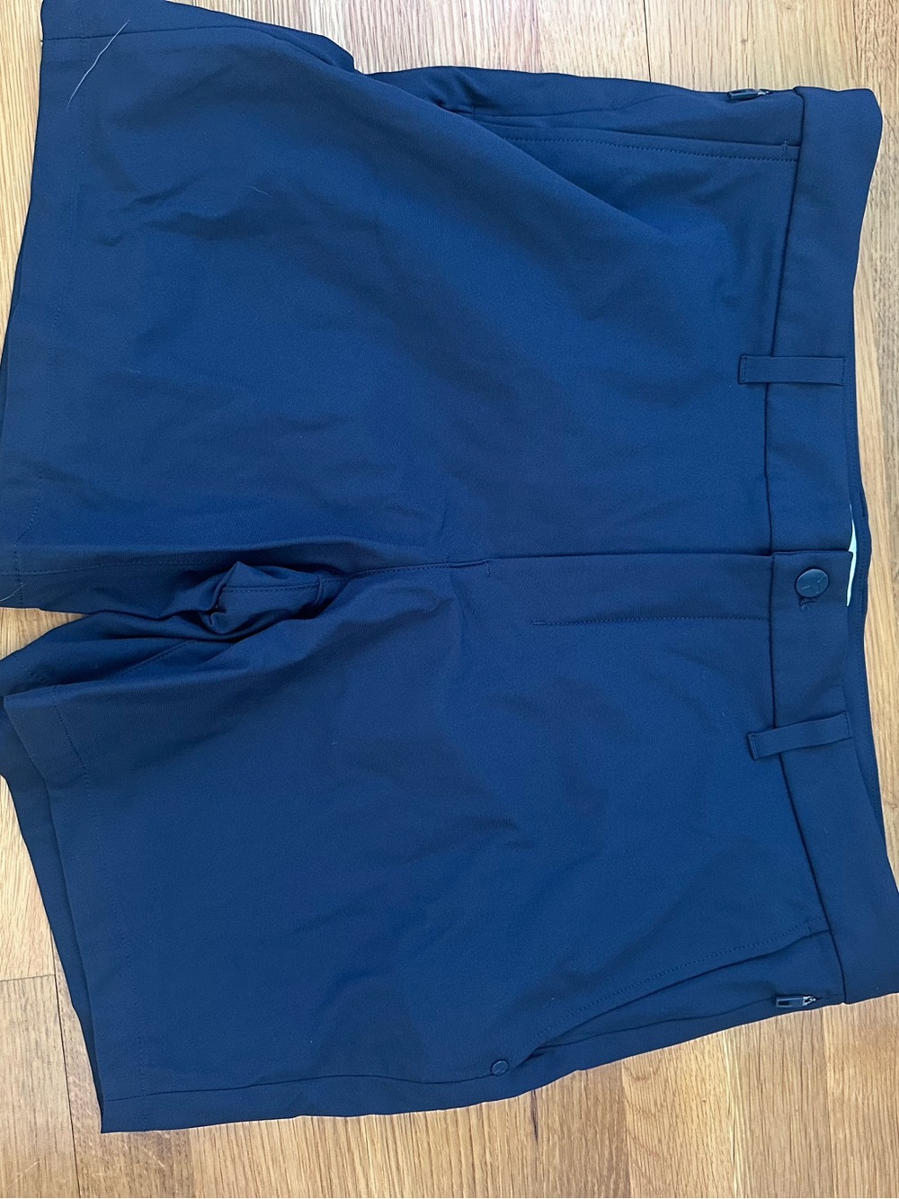 Birddogs Navy Stretch Shorts with Red Trim